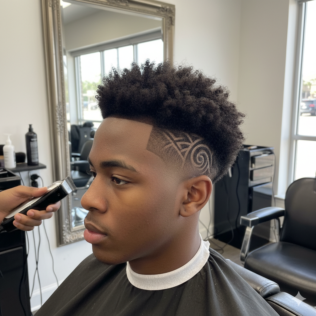 Burst Fade with Design