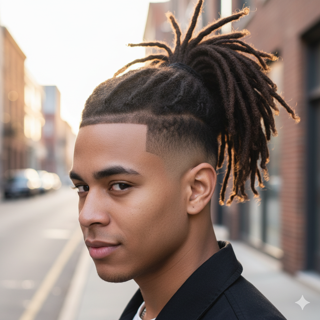 Burst Fade with Dreads